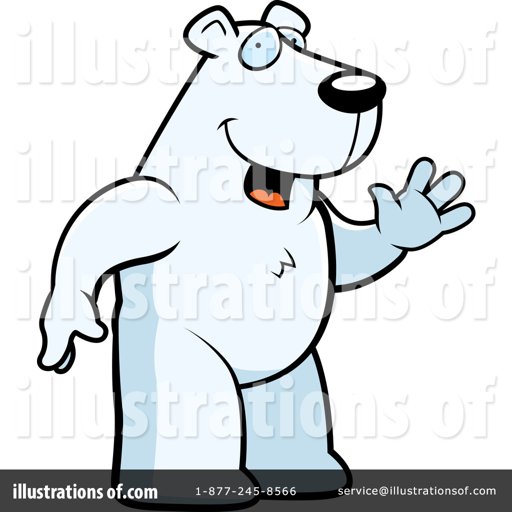 Bears clipart friendly. Polar bear illustration by