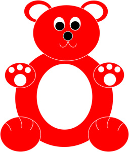 Gummy bear free download. Bears clipart red