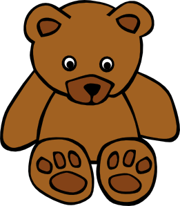 Teddy bear clip art. Bears clipart simple