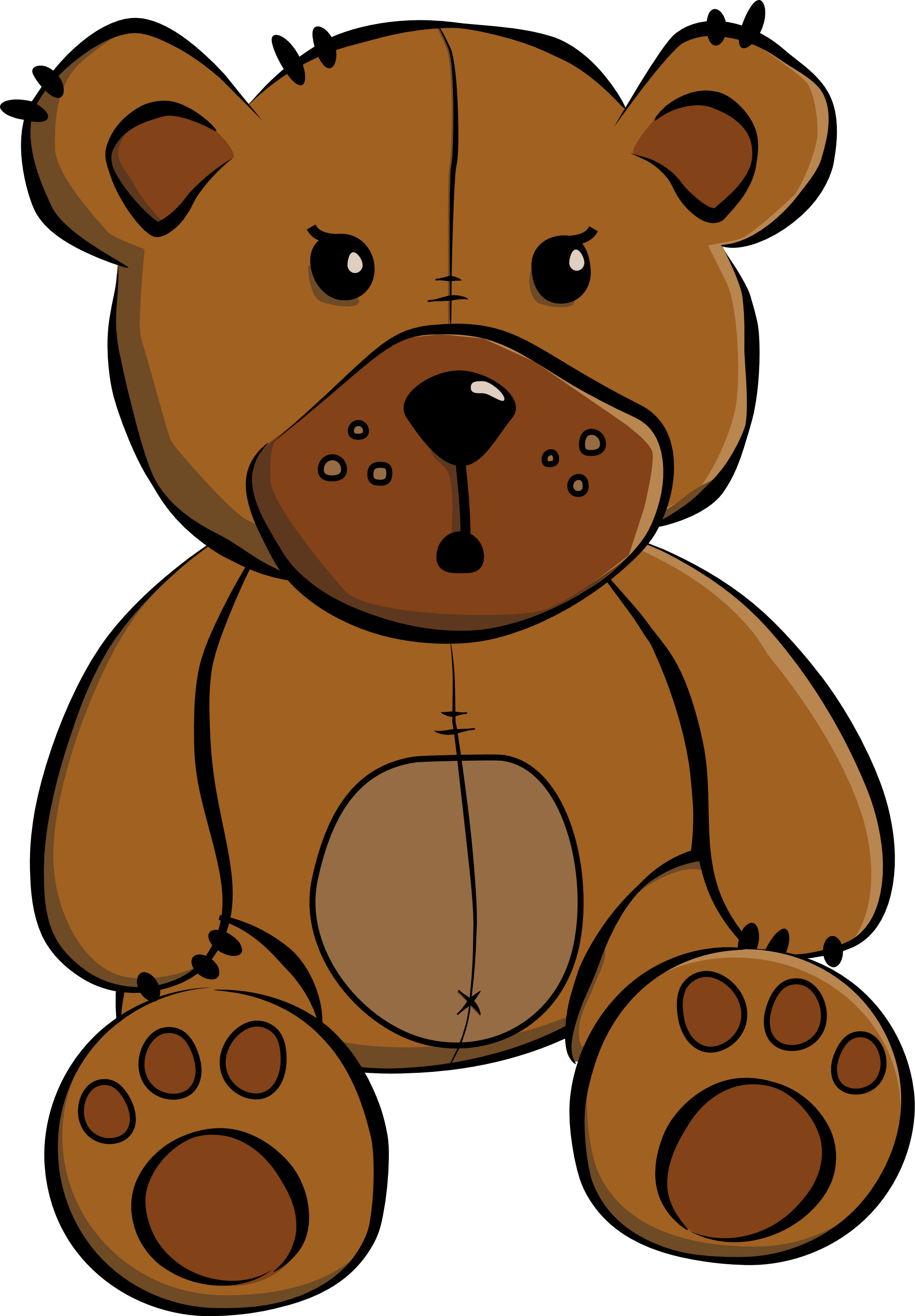 Bear png free images. Penguin clipart stuffed animal