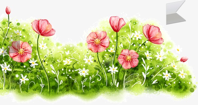 Beautiful clipart garden. Flowers png image and