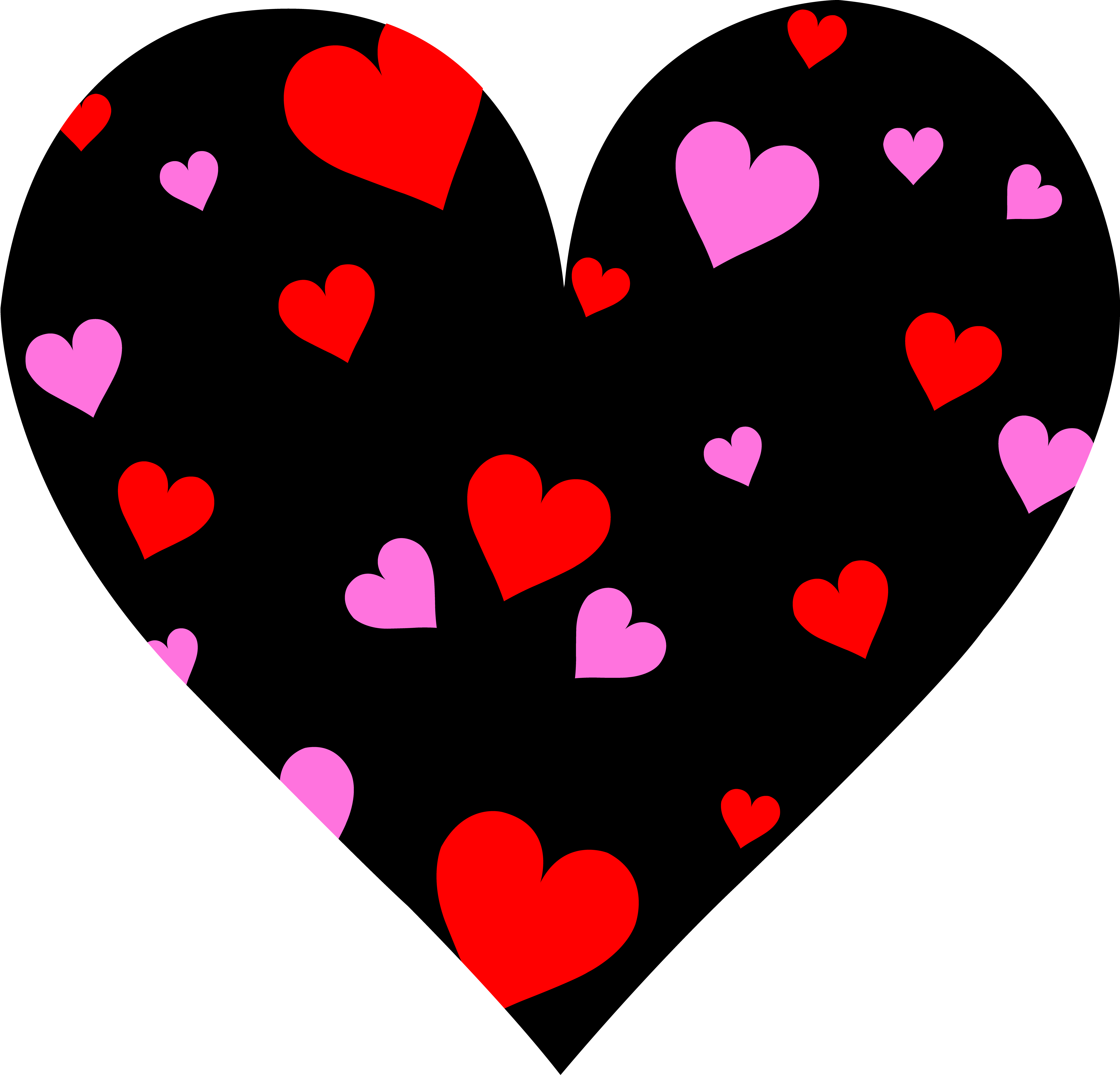 Free clipart heart. Love panda images hearts