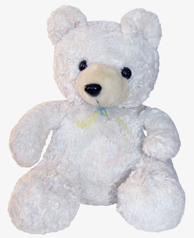 Beautiful clipart teddy bear. White toy pretty png