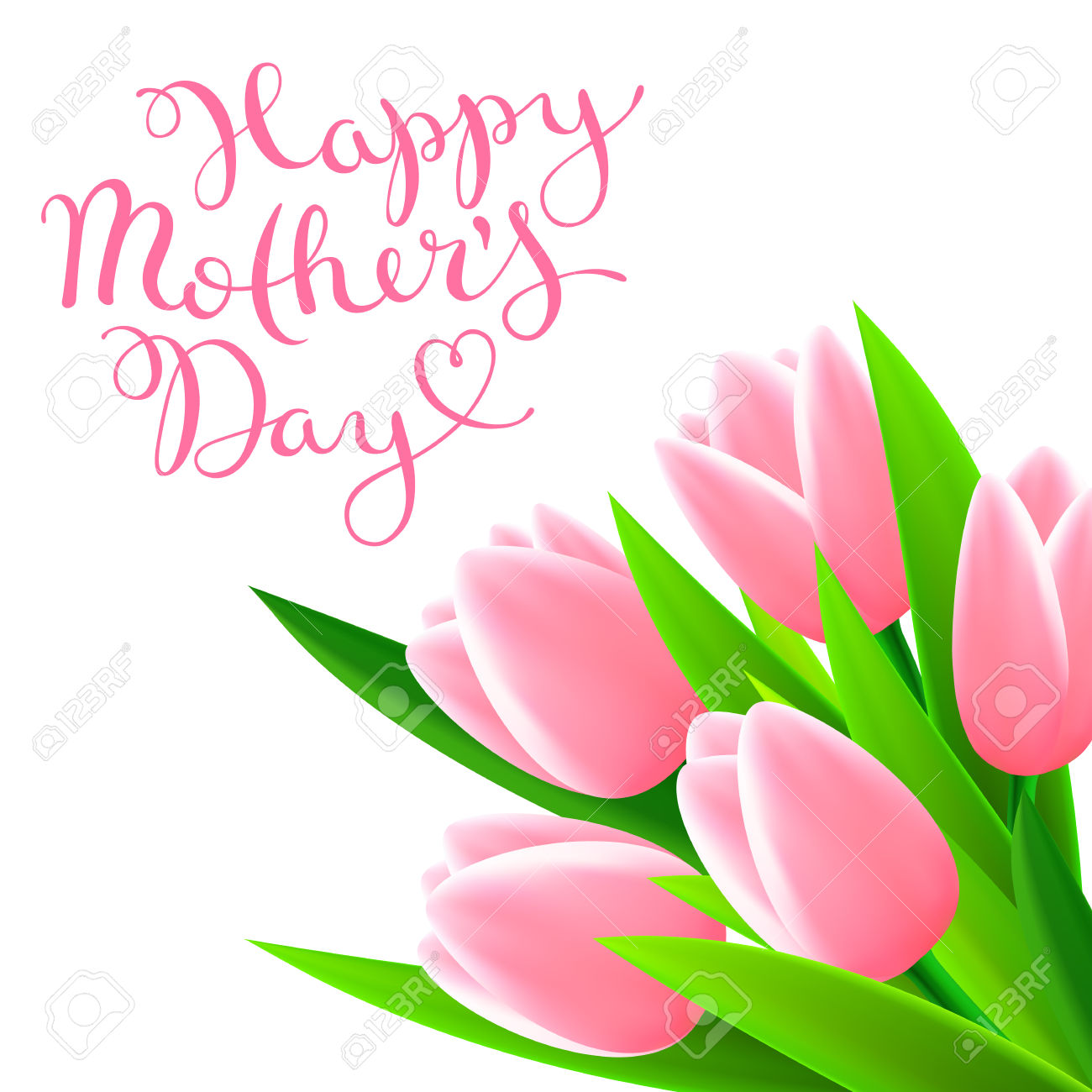 Beautiful clipart vector. Mothers day flower pencil
