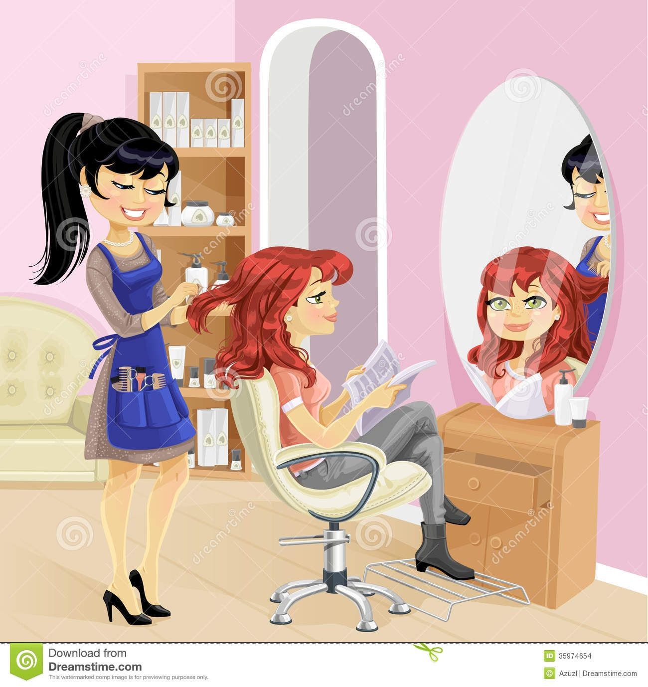 Hair clip art imagestack. Beauty clipart beauty salon