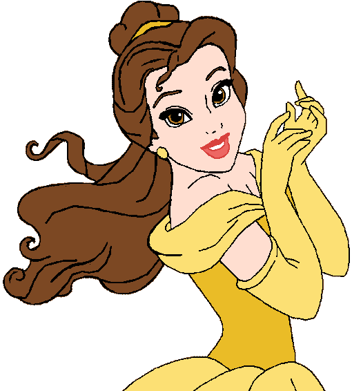Image of and the. Beauty clipart belle
