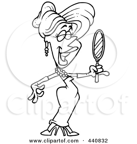 Clip art is beautiful. Beauty clipart black and white