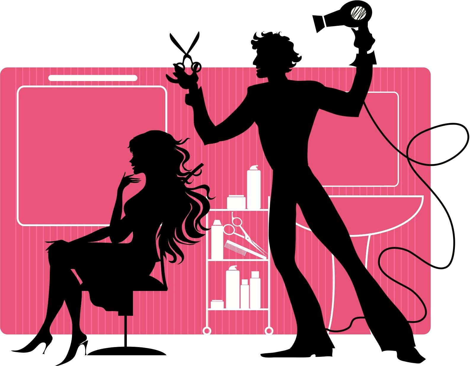 Cosmetology clipart man salon. Free hair styling cliparts