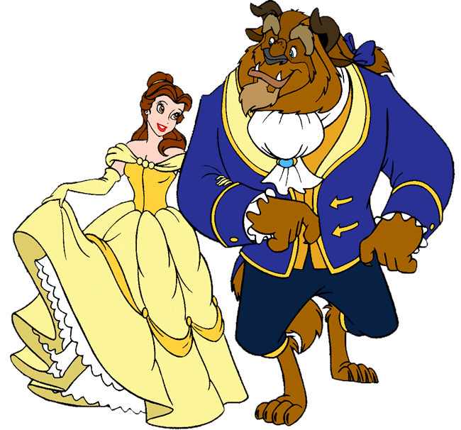 Beauty clipart illustration. And the beast clipartmonk