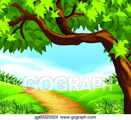 Vector illustration the of. Nature clipart nature beauty