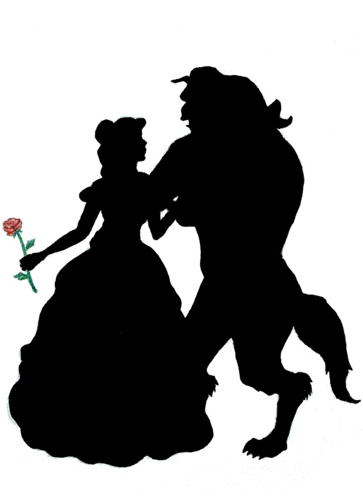  x large a. Beauty clipart silhouette