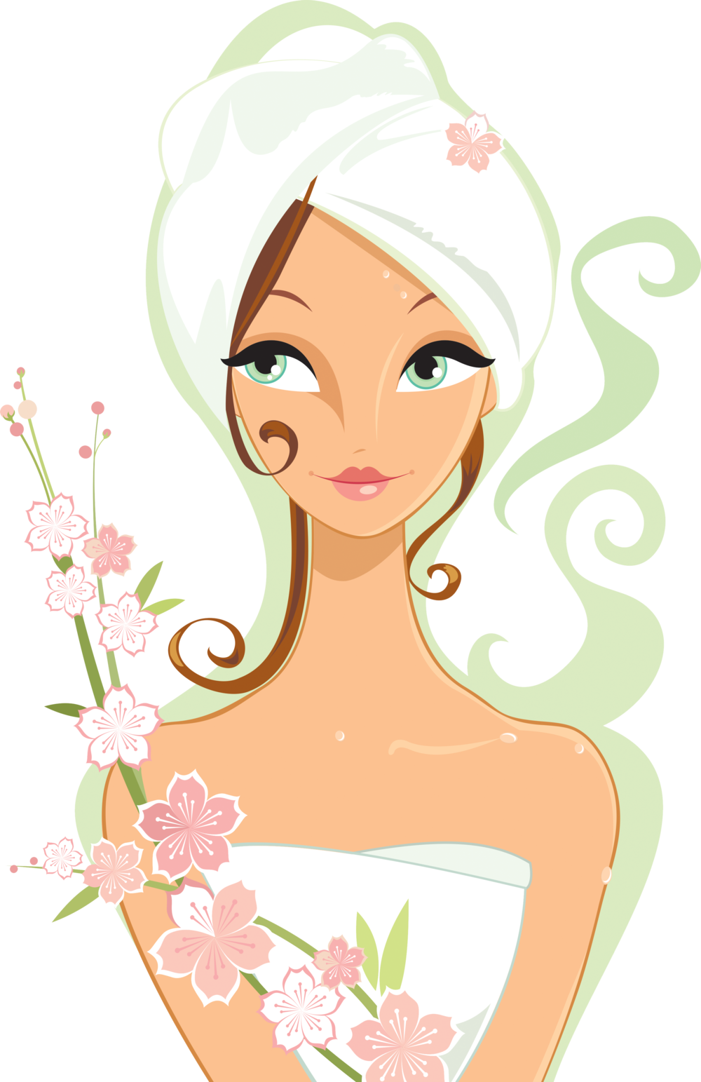 Care bliss on broadway. Beauty clipart skin