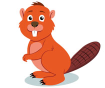 Beaver clipart. Free clip art pictures
