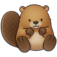 Hawaii five o cute. Beaver clipart castor