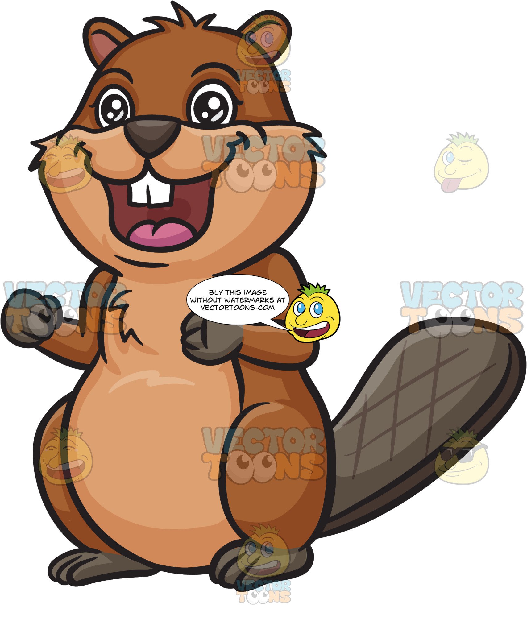 Beaver clipart eagerness. Eager 