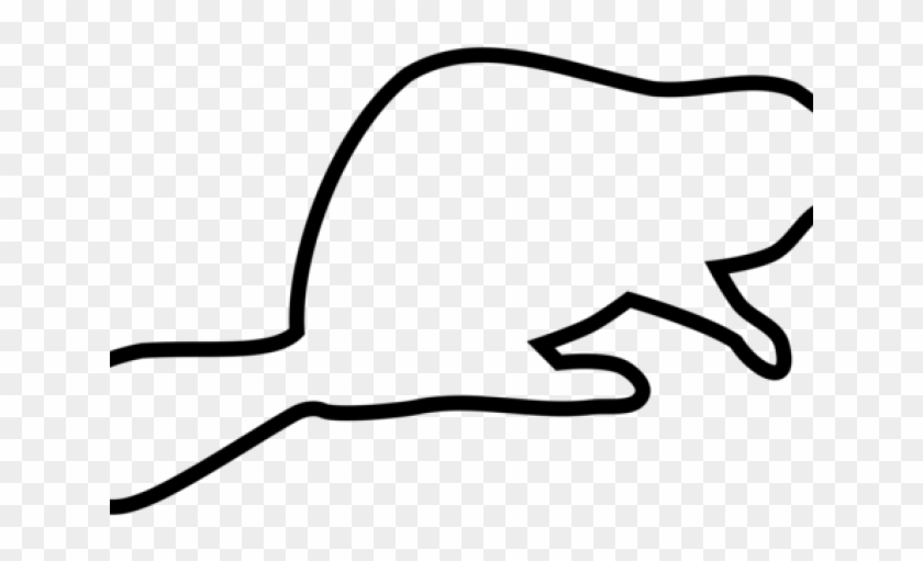 Platypus outline drawing of. Beaver clipart fur trade