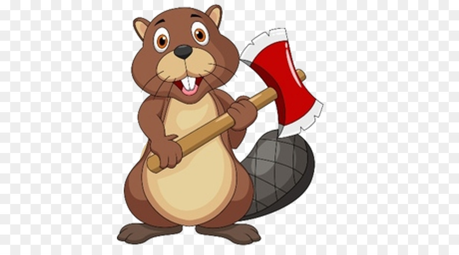 beaver clipart happy