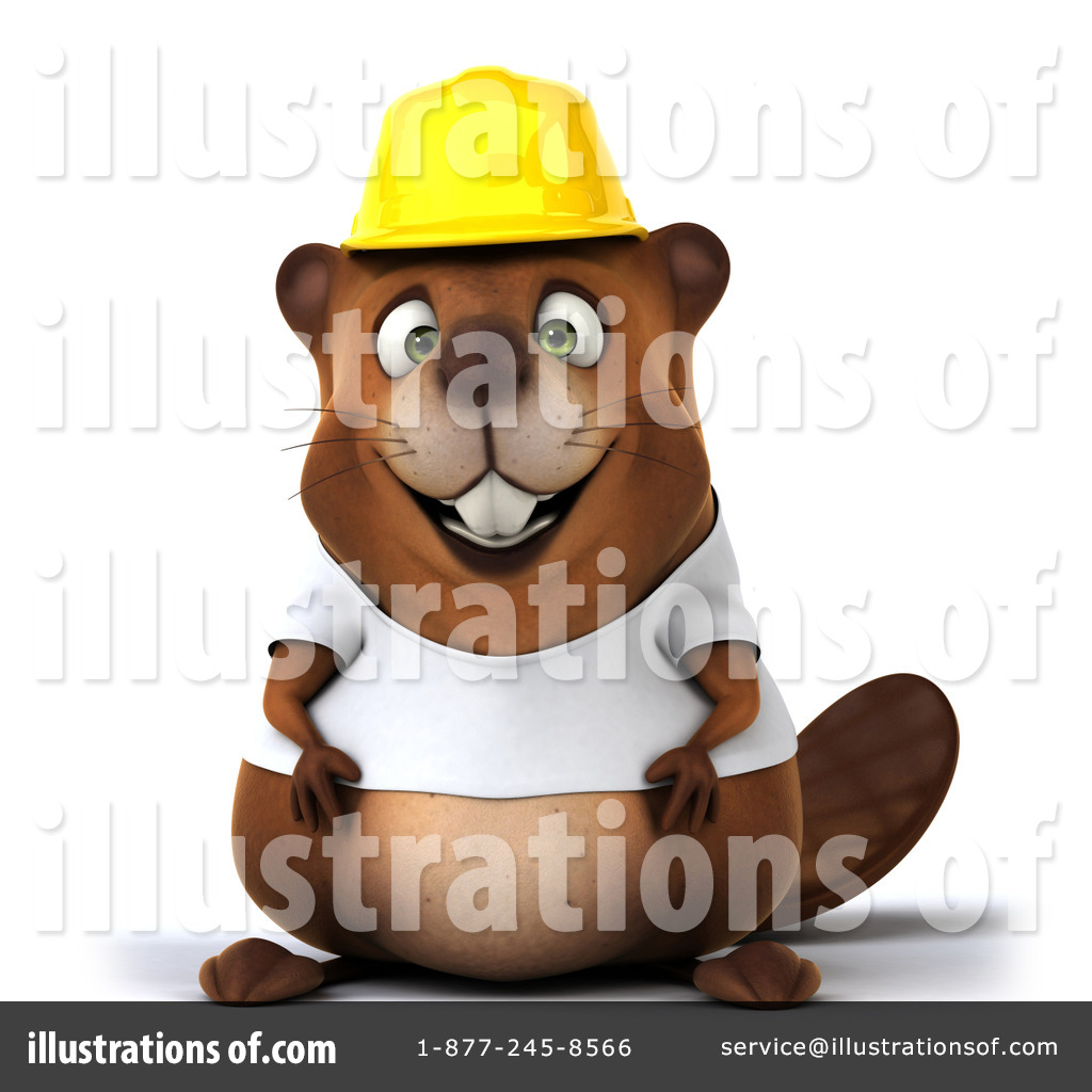 beaver clipart hard hat