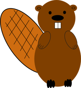 Beaver clipart head. No smile clip art