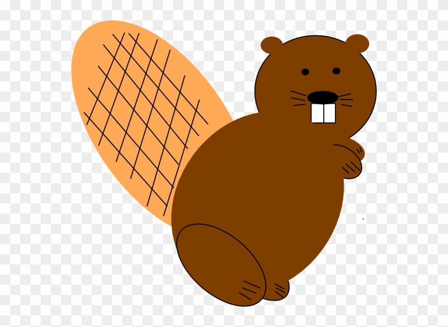 beaver clipart simple