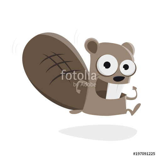 beaver clipart vector