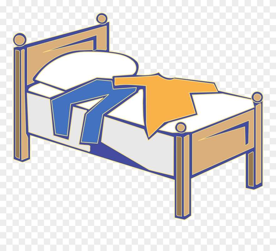 bed clipart bed pillow
