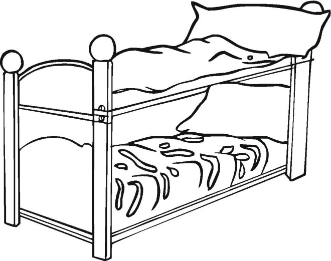 bed clipart bunk bed