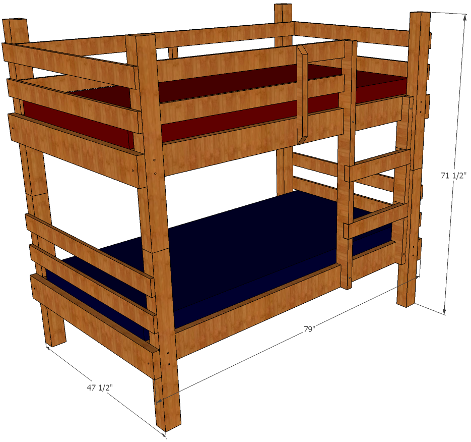 bed clipart bunk bed
