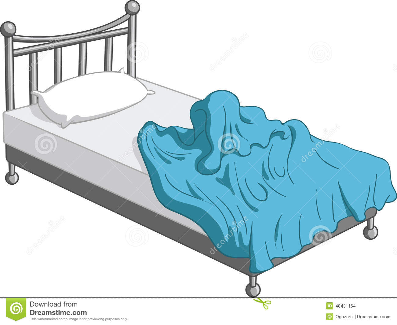 bed clipart cartoon