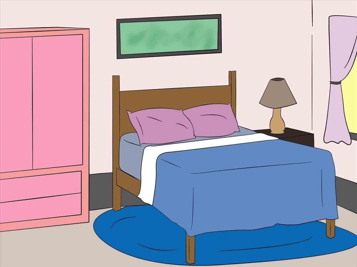 clipart bed childrens bed