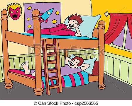 bed clipart children's