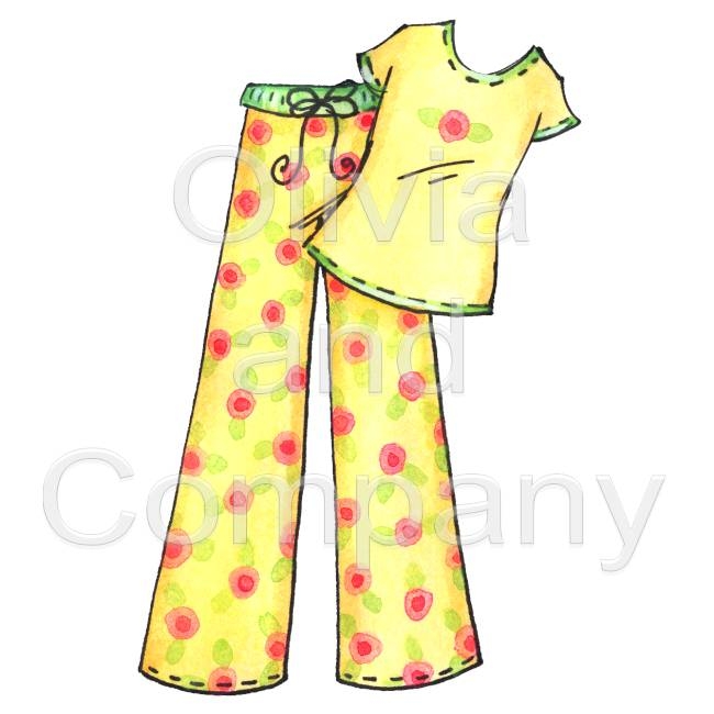 bed clipart clothes