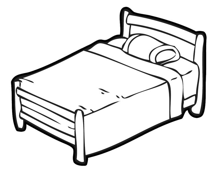Download Bed clipart colouring page, Bed colouring page Transparent FREE for download on WebStockReview 2021