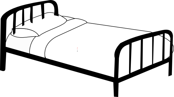 bed clipart drawing