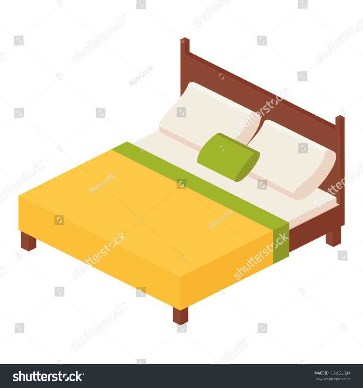 bed clipart foam