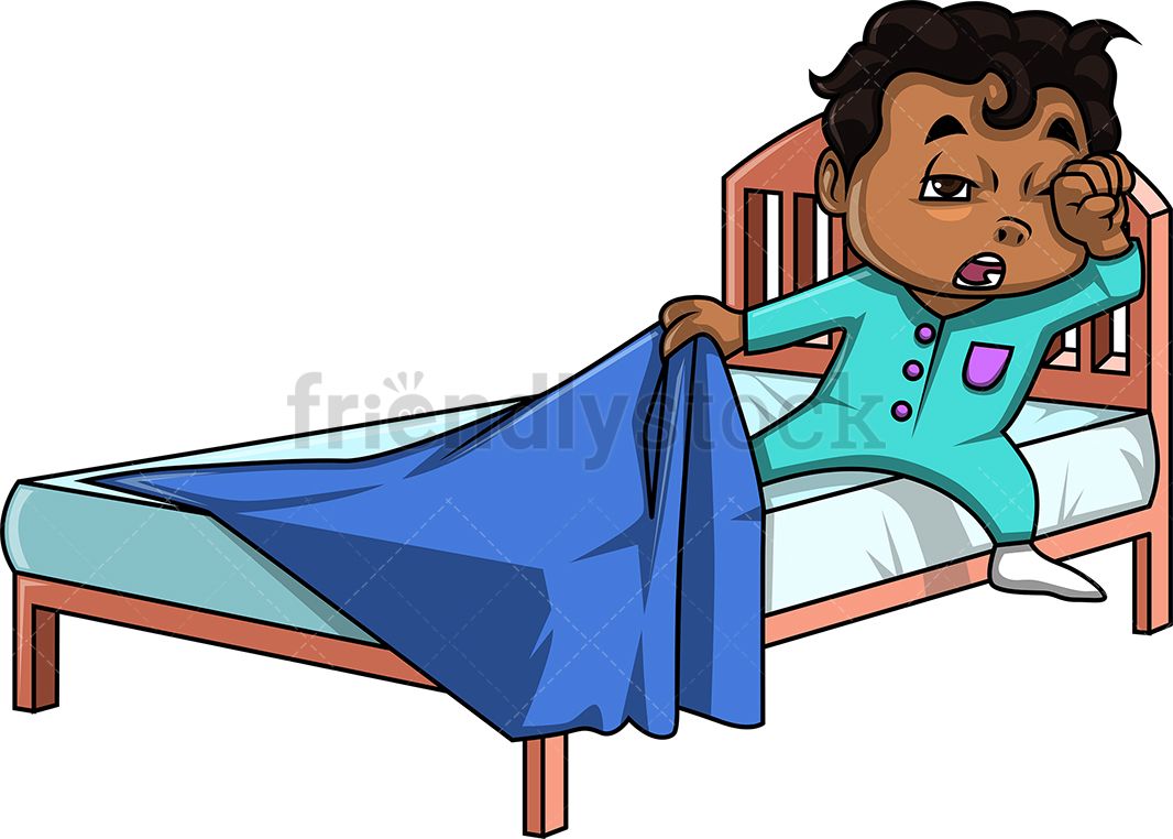 morning clipart toddler bed