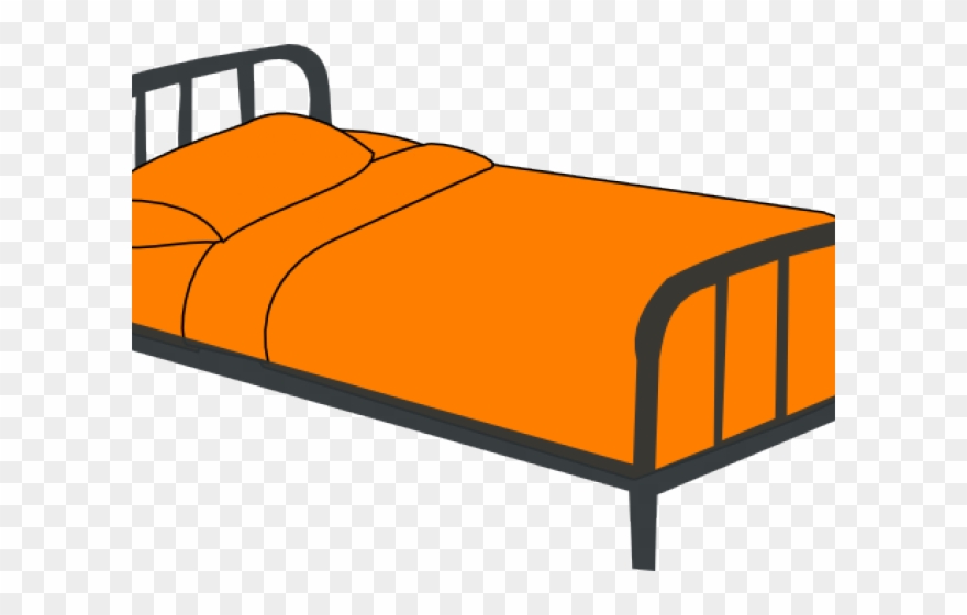 bedroom clipart twin bed