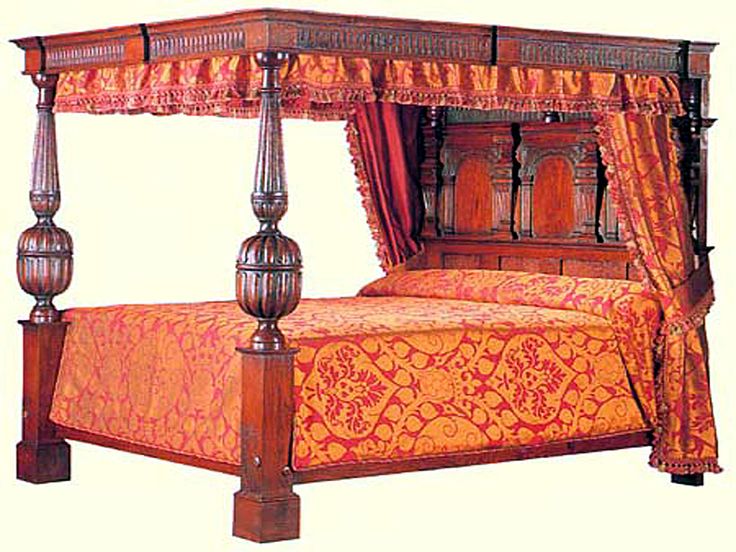 bed clipart medieval