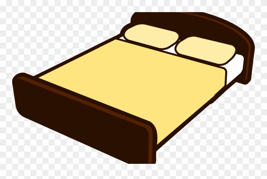 Tan cliparts black and. Bed clipart rectangle