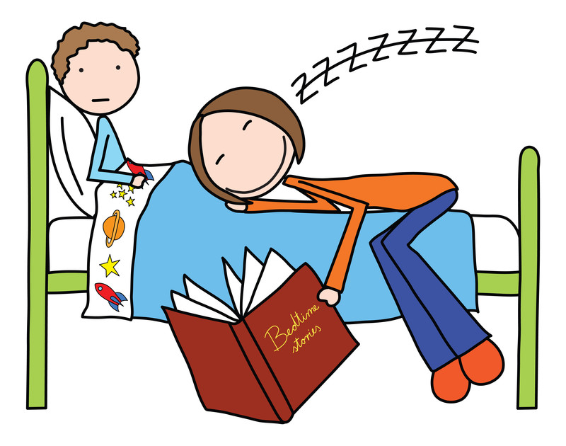  stories for kids. Bed clipart story