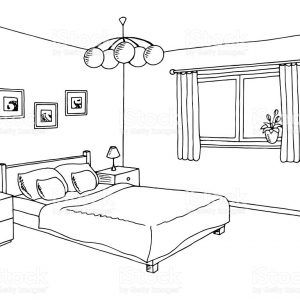 bedroom clipart bed room