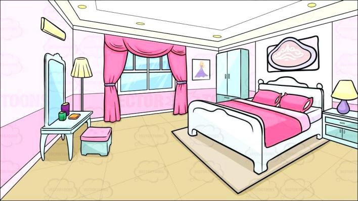 Kids bed make illrts. Bedroom clipart bedrom