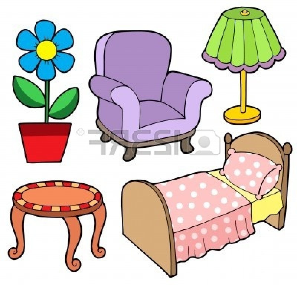 clipart bed furniture