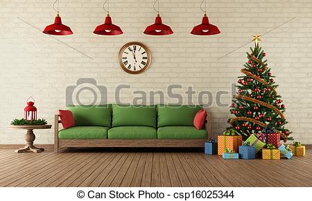 bedroom clipart christmas