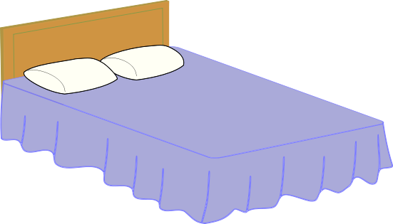Free picture of. Clipart bed double bed