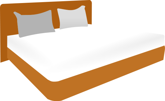 Bedroom clipart double bed. Household more beds png