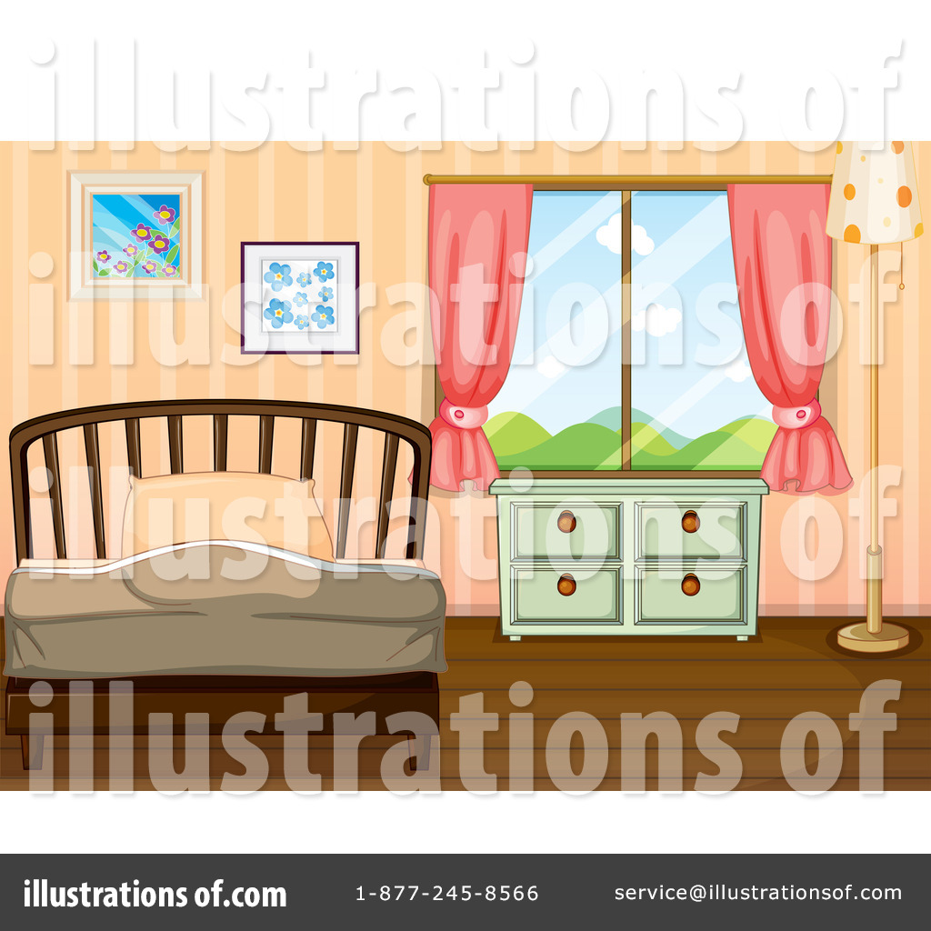 bedroom clipart illustration