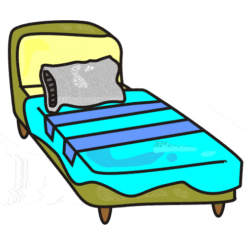 furniture clipart small bed