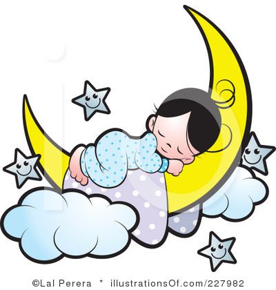 bedtime clipart baby