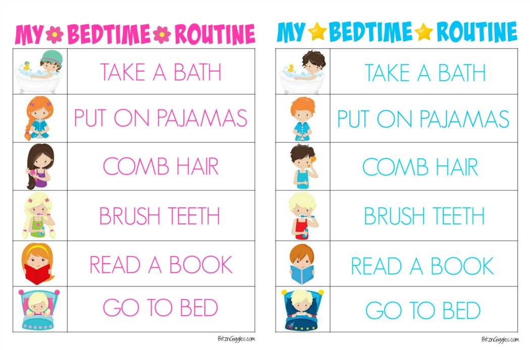 bedtime clipart bedtime routine